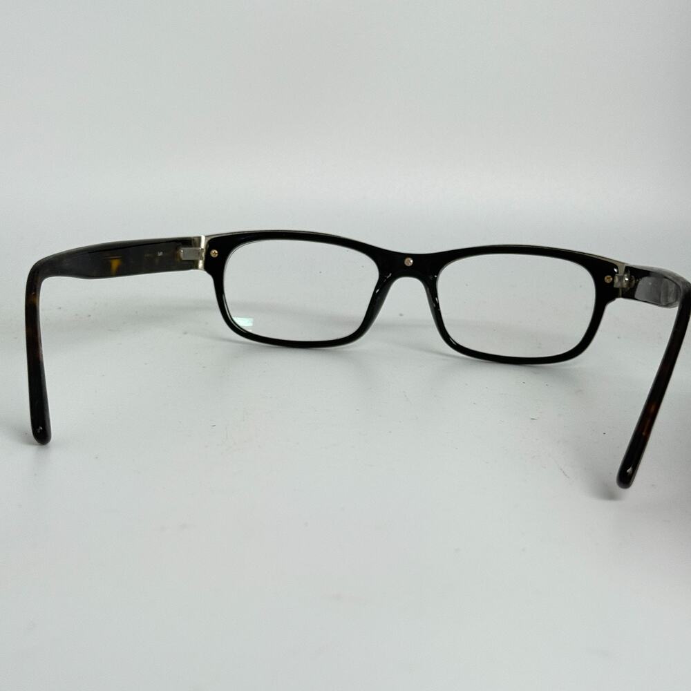 Calvin Klein‎ Collection Eyeglasses Womens Brown Tortoise Rectangle Frame H18960 - Picture 3 of 7